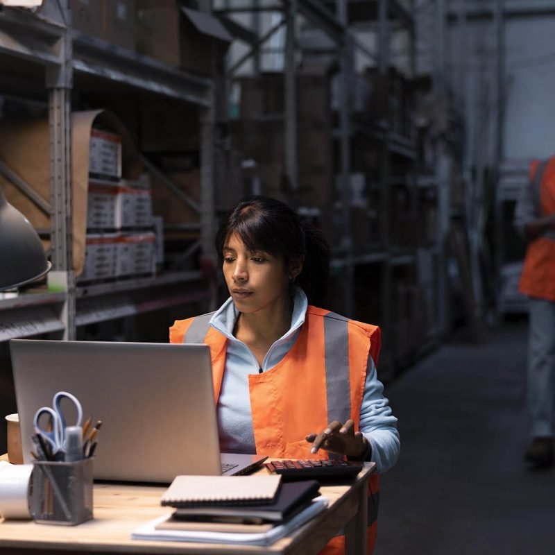 young-woman-working-warehouse